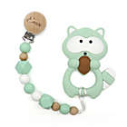 Alternate image 1 for ENARI Baby Silicon Teether with Pacifier Clip