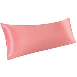 PiccoCasa 1 Piece Satin Body Pillowcases Pillow Protector for Hair and Skin, Luxury Silky Pillow Cover Luxury Long Satin Pillow Cases with Envelope Closure 20