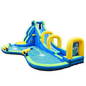 Gymax Kids Inflatable Water Park Bounce House with/without Blower
