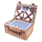 Alternate image 3 for Stock Preferred Picnic Ware Set Wicker Basket Large Capacity For Food Fruits Beverages Storage