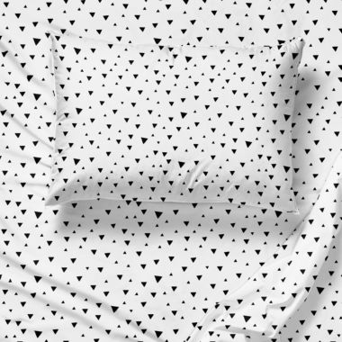 Saturday Park Black Triangles 100% Organic Cotton Sheet Set. View a larger version of this product image.