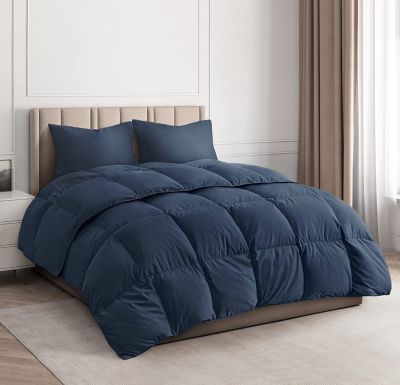 CGK Unlimited Goose Down Alternative Comforter - King - Navy Blue