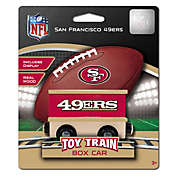 MasterPieces Wood Train Box Car - NFL San Francisco 49ers - Officially Licensed Toddler & Kids Toy