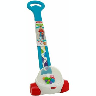 Fisher-Price Classic Corn Popper Walk & Push Toy, Blue. View a larger version of this product image.