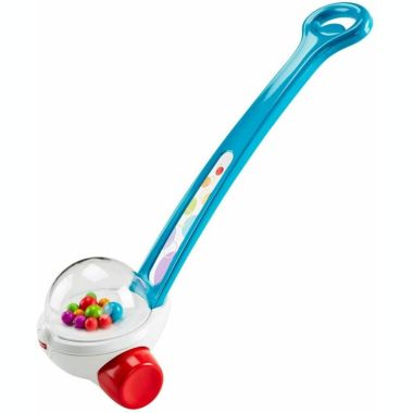 Fisher-Price Classic Corn Popper Walk & Push Toy, Blue. View a larger version of this product image.