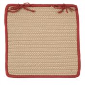 Colonial Mills Boat House - Rust Red Chair Pad (set 4)