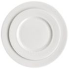 Alternate image 2 for Gibson Elite Embossed Bone China 16 Piece Double Bowl Dinnerware Set in White
