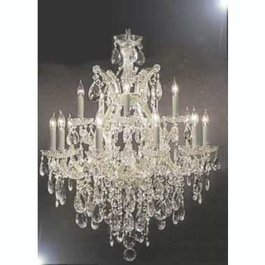 Gallery Chandelier Lighting Crystal Chandeliers H30 "X W28". View a larger version of this product image.