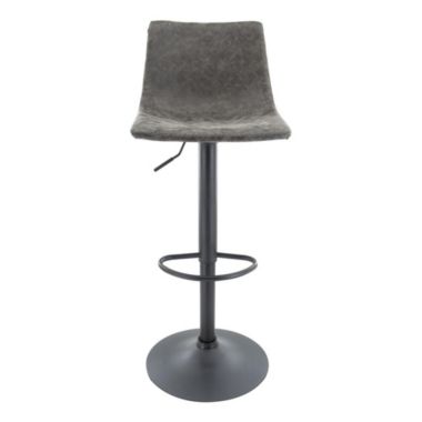 LeisureMod Tilbury Modern Adjustable Bar Stool With Footrest & 360-Degree Swivel Set of 2. View a larger version of this product image.