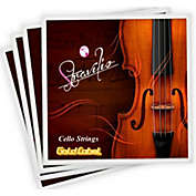 Set of Cello Strings Size 4/4 & 3/4 - A D G & C (Gold Label)
