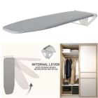 Alternate image 1 for Infinity Merch Ironing Board Wall Mounted Rotating Grey