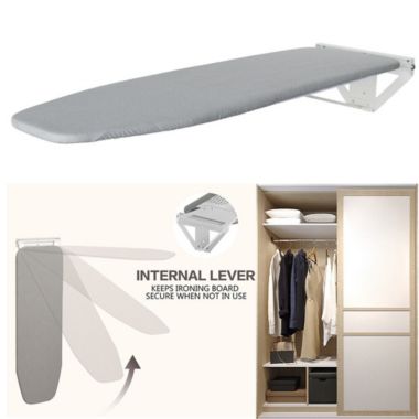 Infinity Merch Ironing Board Wall Mounted Rotating Grey. View a larger version of this product image.