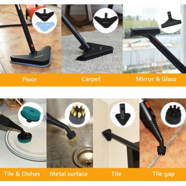 Costway 1500W Multi-Purpose Steam Cleaner Mop. View a larger version of this product image.