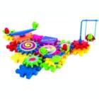 Alternate image 1 for Krazy Gears Gear Building Toy Set - Interlocking Learning Blocks & Motorized Spinning Gears - 81 Piece Set