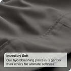 Alternate image 1 for Bare Home Flat Top Sheet Premium 1800 Ultra-Soft Microfiber Collection - Double Brushed, Hypoallergenic, Wrinkle Resistant, Easy Care (Gray, King)