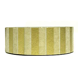 Wrapables Washi Masking Tape, Blissful Patterns Group / Gold Short Stripe