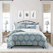 6ix Tailors Fine Linens Bellamy Blue Comforter Set