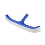 Pool Central 17.5" Blue Swimming Pool Cleaning Curved Brush with Back Support