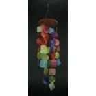 Alternate image 2 for Things2Die4 Set of 2 Capiz Shell Wind Chimes for Garden Patio Yard Coastal and Multicolor 26 Inches High Outdoor Décor