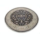 Alternate image 2 for Dark Navy Floral 7X7 Indo-Nain Oriental Round Rug