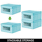 Alternate image 3 for mDesign Soft Fabric Child/Kid Storage Organizer Box - 4 Pack