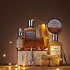 Alternate image 2 for Lovery Luxury Spa Kit, 11pc Vanilla Almond Self Care Grooming Kit, Bath & Body Gift Basket