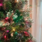 Alternate image 3 for Garden Elements Artificial Pencil Fir Christmas Tree With Pine Cones, Multi-colored, 7.5 Ft