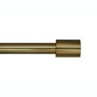 Alternate image 0 for Linen Avenue Cylinder Single Window Curtain Rod Set, 28 to 48-Inch, Brass