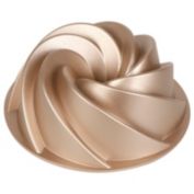 Baker's Secret Fluted Cake Pan, Extra Thick Cast Aluminum 2 Layers Nonstick Coating (Marissa)