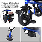 Alternate image 1 for Slickblue 4-in-1 Kids Tricycle with Adjustable Push Handle-Blue