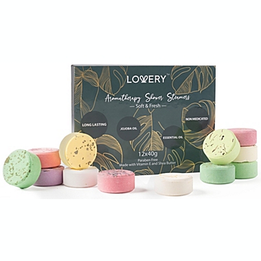 Lovery Shower Steamers - Set of 12 Shower Bombs - Well Balanced Aromatherapy. View a larger version of this product image.