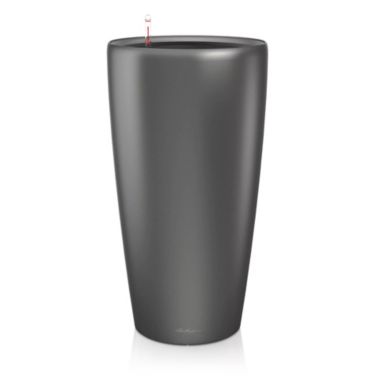 Lechuza USA 30" Black Rondo Planter with Water Reservoir. View a larger version of this product image.