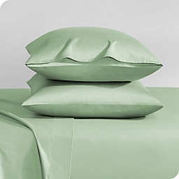Bare Home 100% Organic Cotton Pillowcase Set - Smooth Sateen Weave - Warm & Luxurious (Willow, Standard)