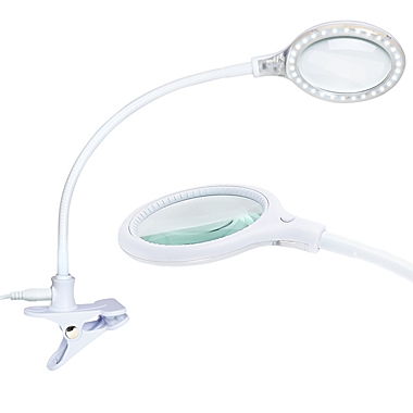 LightView Flex LED Desk Lamp - 3 Diopter - White. View a larger version of this product image.