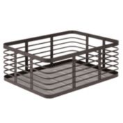 mDesign Metal Wire Food Organizer Storage Bin