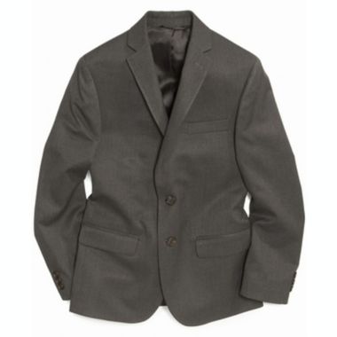 Ralph Lauren Big Boy's Husky Solid Suit Jacket Gray Size 16. View a larger version of this product image.