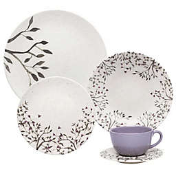 Oxford Unni Lilac 20 Pieces Dinnerware Set Service for 4