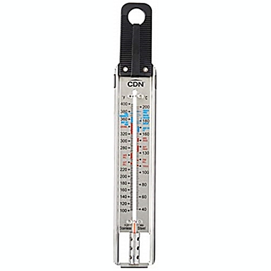 CDN TCG400-Candy & Deep Fry Ruler Thermometer, 1, Black. View a larger version of this product image.