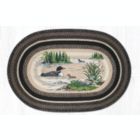Alternate image 0 for Earth Rugs OP-313 Loons Oval Patch 20 x 30 inch