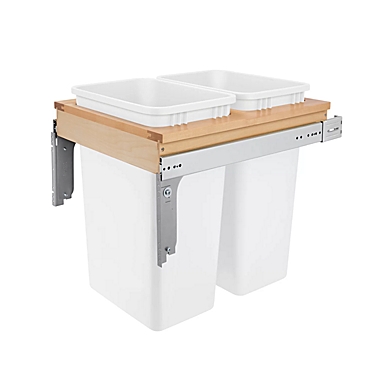 Rev-A-Shelf 2 Double 50 Quart Top Mount Pullout Wastebasket. View a larger version of this product image.