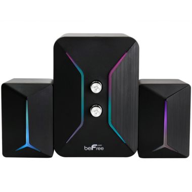 beFree Sound Computer Gaming 2.1 Speaker System with Color LED Lights. View a larger version of this product image.