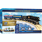 MasterPieces Wood Train Sets - The Polar Express 18 Piece Train Set - Officially Licensed Toddler & Kids Toy