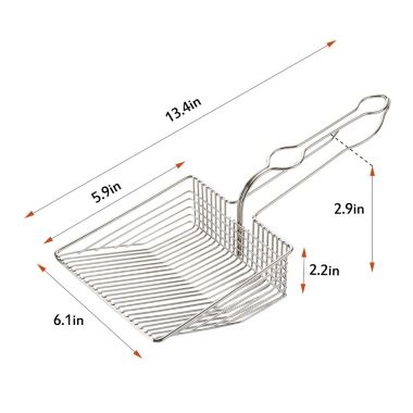 Ownpets Metal Cat Litter Scoop. View a larger version of this product image.