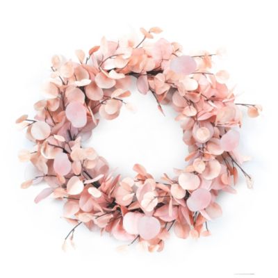 Melrose Home Decorative Eucalyptus Wreath 27"D Polyester