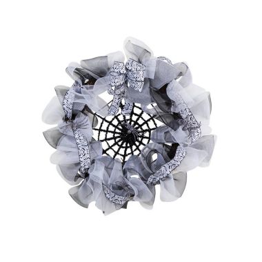 Nearly Natural 26"D Halloween Party Decorative Spider Web Mesh Wreath. View a larger version of this product image.
