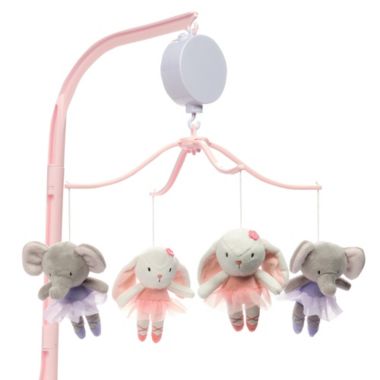 Bedtime Originals Tiny Dancer Ballet Animals Musical Baby Crib Mobile Soother Toy. View a larger version of this product image.