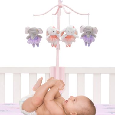 Bedtime Originals Tiny Dancer Ballet Animals Musical Baby Crib Mobile Soother Toy. View a larger version of this product image.