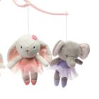 Alternate image 2 for Bedtime Originals Tiny Dancer Ballet Animals Musical Baby Crib Mobile Soother Toy