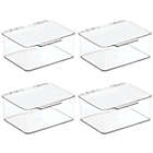 Alternate image 0 for mDesign Plastic Kitchen Pantry Food Storage Bin Box, Lid - 4 Pack - Clear