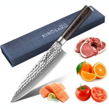 Kirosaku Damascus Kitchen Knife 8 Inches - Extremely Sharp Kitchen Chef'S Knife Made. View a larger version of this product image.